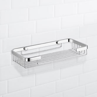 Chrome Wire Shower Basket Nameeks NFA019